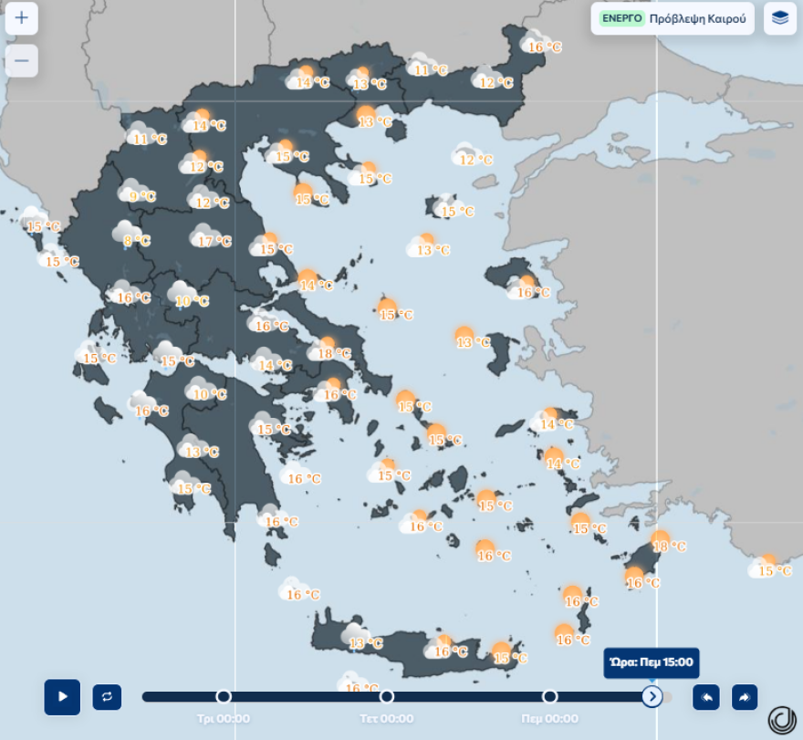 Καιρός: Πού θα βρέξει την 25η Μαρτίου, νέα επιδείνωση με καταιγίδες και χιόνια από Παρασκευή