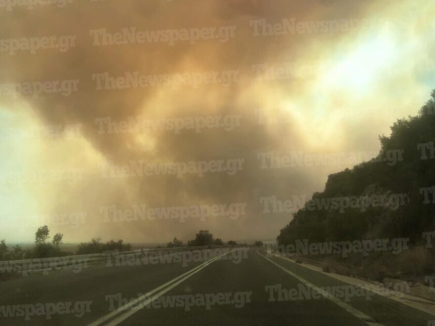 Φωτιά στη Μαγνησία: Εκκένωση τώρα σε Νέα Αγχίαλο και άλλα 8 χωριά δίπλα στον Βόλο - Θυελλώδεις άνεμοι 7 μποφόρ
