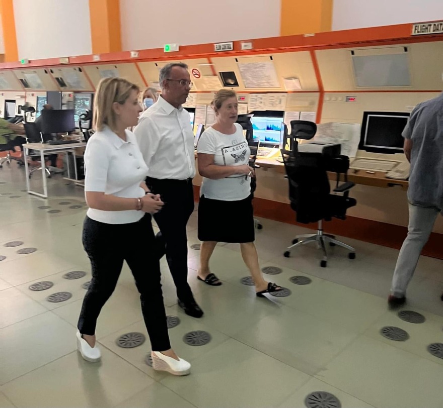 Επίσκεψη Σταϊκούρα στην Υπηρεσία Πολιτικής Αεροπορίας - Ενημερώθηκε από τους ελεγκτές εναέριας κυκλοφορίας