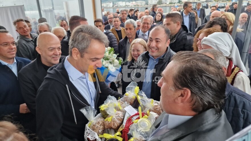 Μητσοτάκης στα εγκαίνια του λιμανιού του Αγίου Κωνσταντίνου: Φέρνουμε κοσμογονία στη λιμενική πολιτική