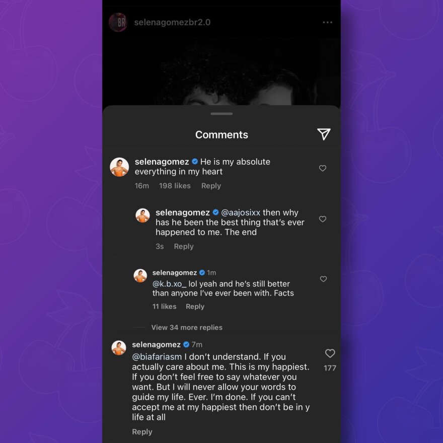 Σελένα Γκόμεζ: Σε σχέση με τον Μπένι Μπλάνκο