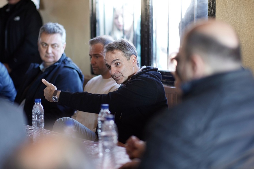 Μητσοτάκης: Επισκέφτηκε την πολύπαθη Μεταμόρφωση - Προς υλοποίηση η μετεγκατάσταση του οικισμού