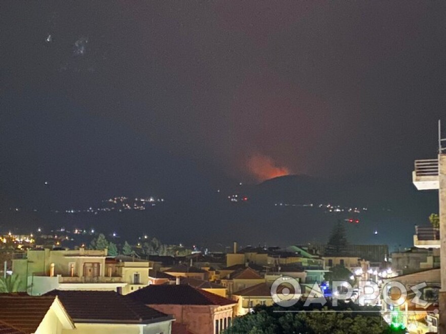 Μεσσηνία: Πυρκαγιά σε δύσβατο σημείο στον Ταΰγετο