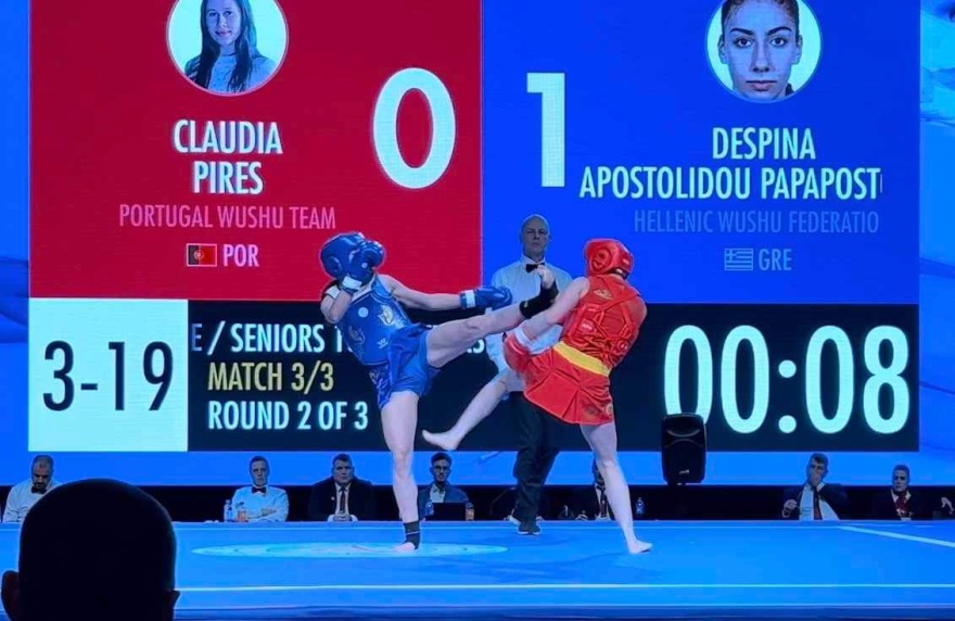 Χρυσή στο ευρωπαϊκό πρωτάθλημα Wushu Sanda η Δέσποινα Αποστολίδου