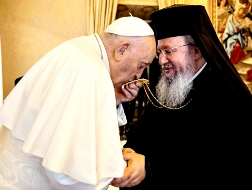 Με τον Πάπα συναντήθηκε ο Φαναρίου Αγαθάγγελος: «Οι νέοι μπορούν να σπάσουν τις προκαταλήψεις»