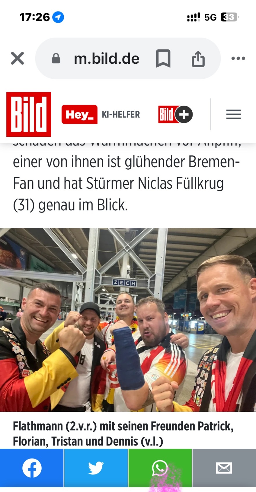 Euro 2024: Ο Φίλκρουγκ έσπασε το χέρι Γερμανού φιλάθλου στον αγώνα της πρεμιέρας