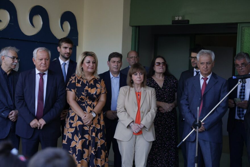 Σακελλαροπούλου: Παρέστη στον αγιασμό του Κέντρου Εκπαίδευσης και Αποκατάστασης Τυφλών στην Καλλιθέα