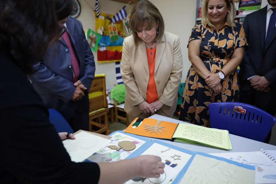 Σακελλαροπούλου: Παρέστη στον αγιασμό του Κέντρου Εκπαίδευσης και Αποκατάστασης Τυφλών στην Καλλιθέα