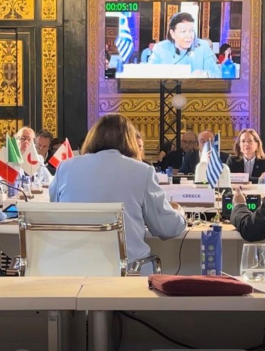 Λίνα Μενδώνη στη Σύνοδο G7 Υπουργών Πολιτισμού: Η Ελλάδα έτοιμη να μοιραστεί τις καλές πρακτικές και την εμπειρία της