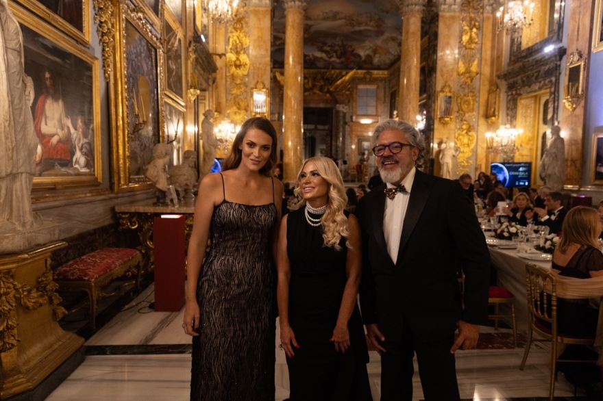 Μια ιστορική βραδιά στο επιβλητικό Παλάτι της Βασιλικής οικογένειας Colonna στη Ρώμη