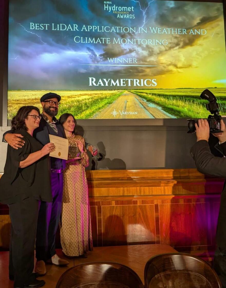 Με διεθνές βραβείο καινοτομίας στην μετεωρολογία βραβεύτηκε η ελληνική Raymetrics
