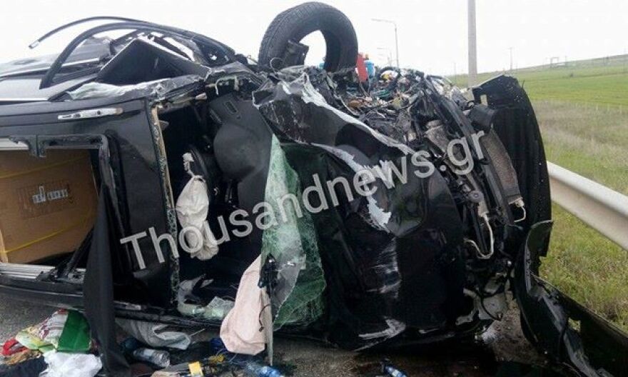 Τρεις νεκρές και τέσσερις σοβαρά τραυματίες σε τροχαίο στην Θεσσαλονίκης-Ευζώνων