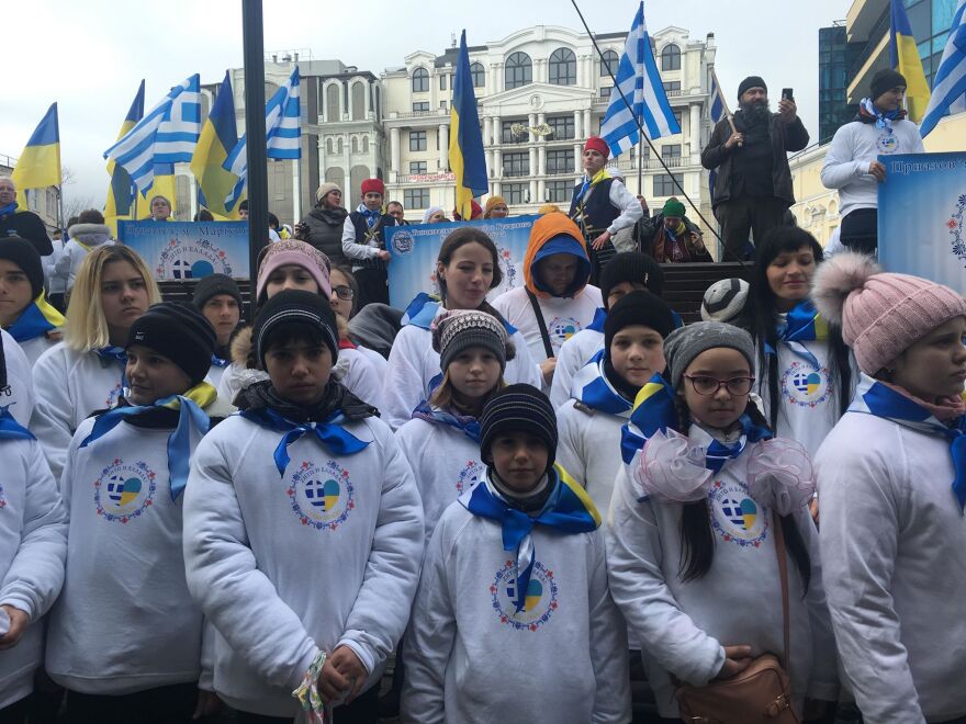 Φωτογραφίες: Η πρώτη ελληνική παρέλαση πραγματοποιήθηκε στην Οδησσό