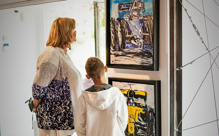 Μια γκαλερί… φιλική στα παιδιά