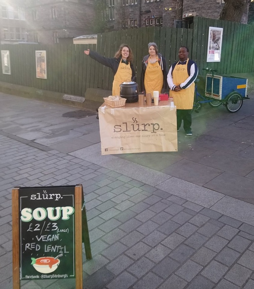 Slurp: Ένα πρόγραμμα φοιτητών στο Εδιμβούργο δίνει ελπίδα στους αστέγους 