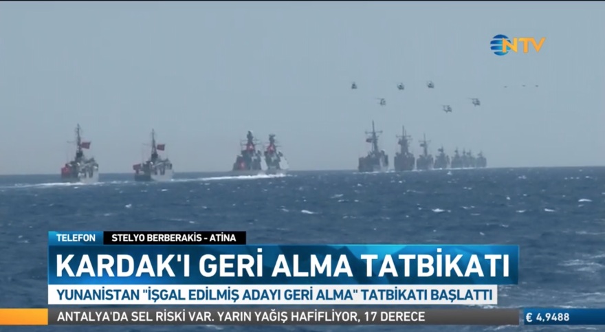 «Αφιονίστηκαν» οι Τούρκοι με την άσκηση Πυρπολητής