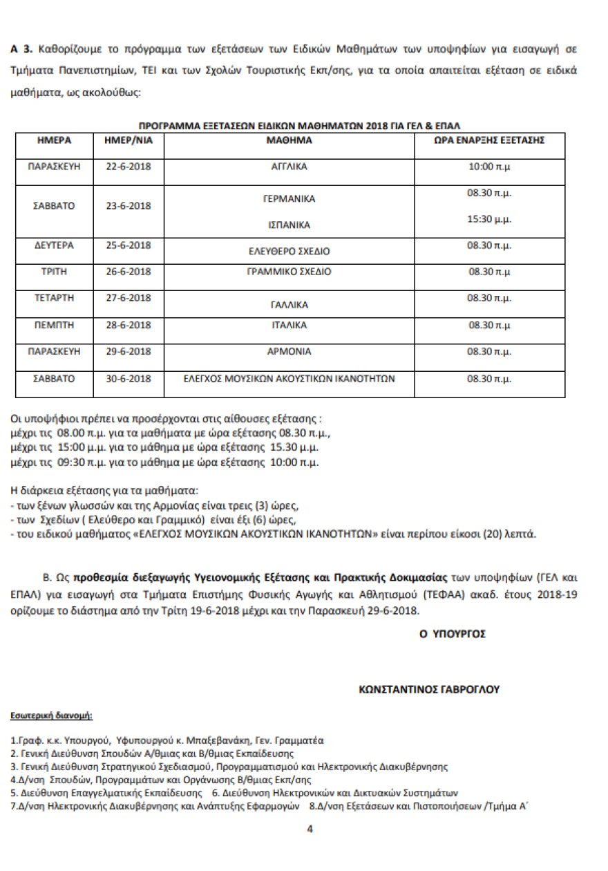 Στις 8 Ιουνίου ξεκινούν οι Πανελλαδικές Εξετάσεις - Δείτε το πλήρες πρόγραμμα