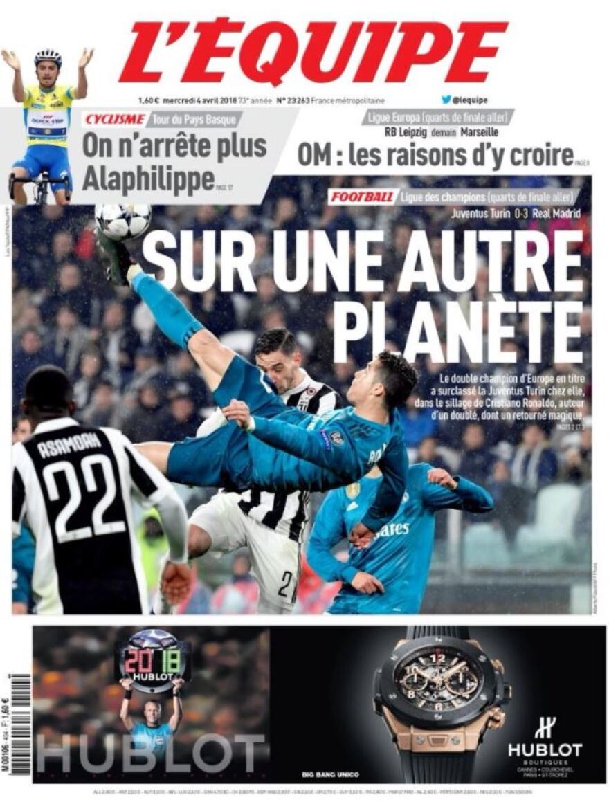 Έγραψε ιστορία ο Ρονάλντο με το ανάποδο «ψαλίδι» απέναντι στη Γιουβέντους