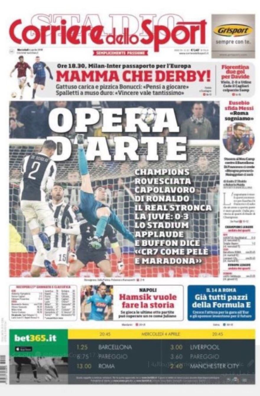 Έγραψε ιστορία ο Ρονάλντο με το ανάποδο «ψαλίδι» απέναντι στη Γιουβέντους