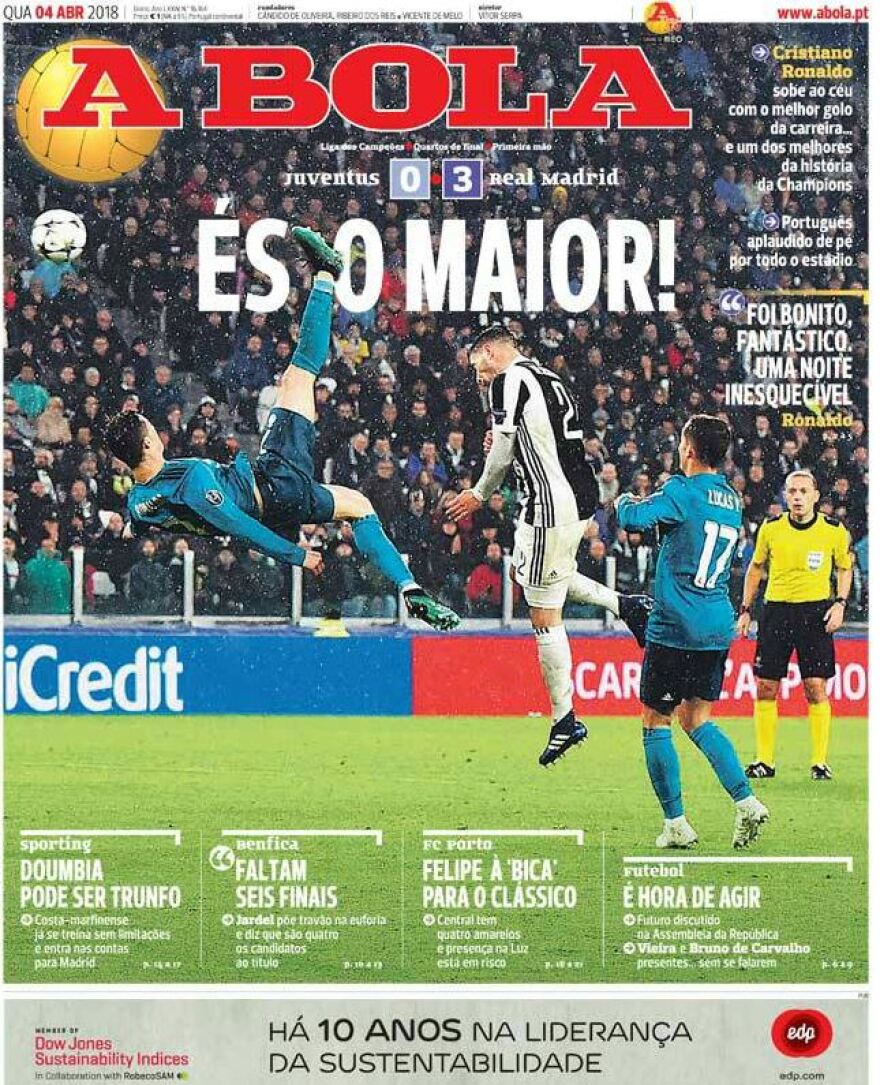 Έγραψε ιστορία ο Ρονάλντο με το ανάποδο «ψαλίδι» απέναντι στη Γιουβέντους