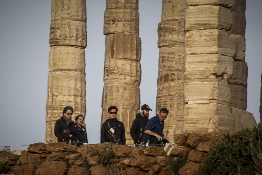 Φωτογραφίες: Δείτε τα γυρίσματα του BBC στο Σούνιο