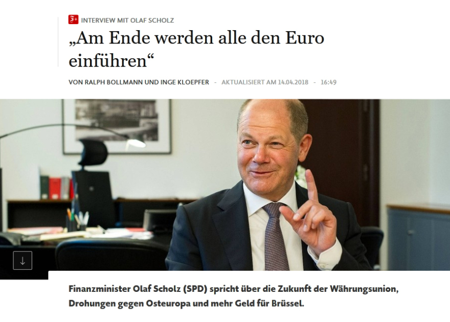 Σολτς: Η Αθήνα να καταθέσει ένα αξιόπιστο πρόγραμμα και μετά θα συζητήσουμε...