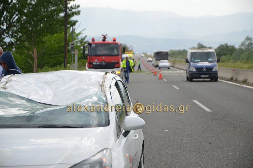 Τραγωδία στην Εγνατία Οδό: Νεκρός άνδρας από πτώση δέντρου