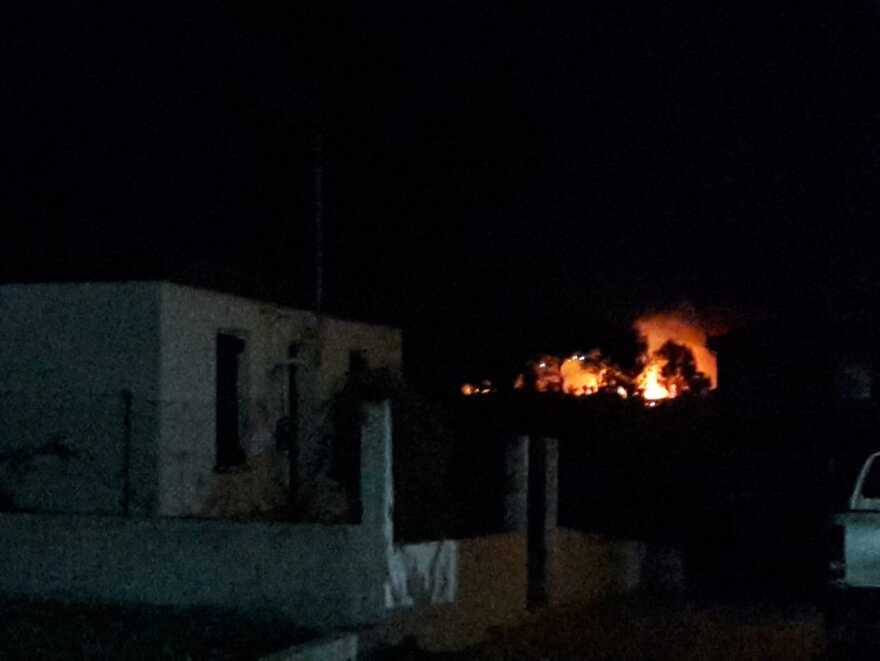 Πυρκαγιά ανάμεσα σε ξενοδοχεία στη Σκάλα Κεφαλλονιάς