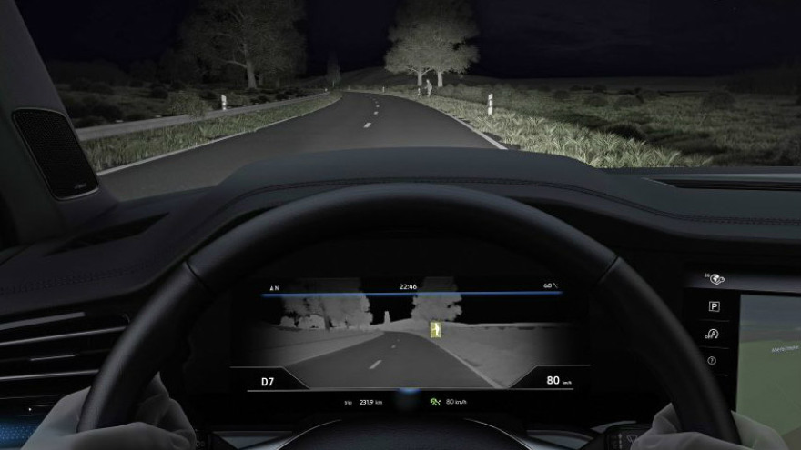 VW Touareg με σύστημα Night Vision