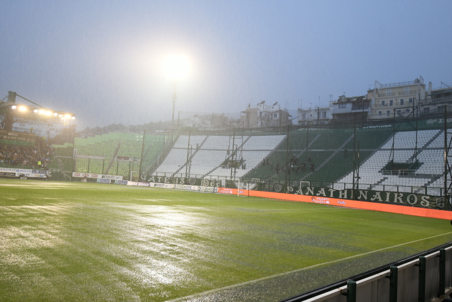 Παναθηναϊκός-Ξάνθη: Οριστική διακοπή λόγω βροχής!