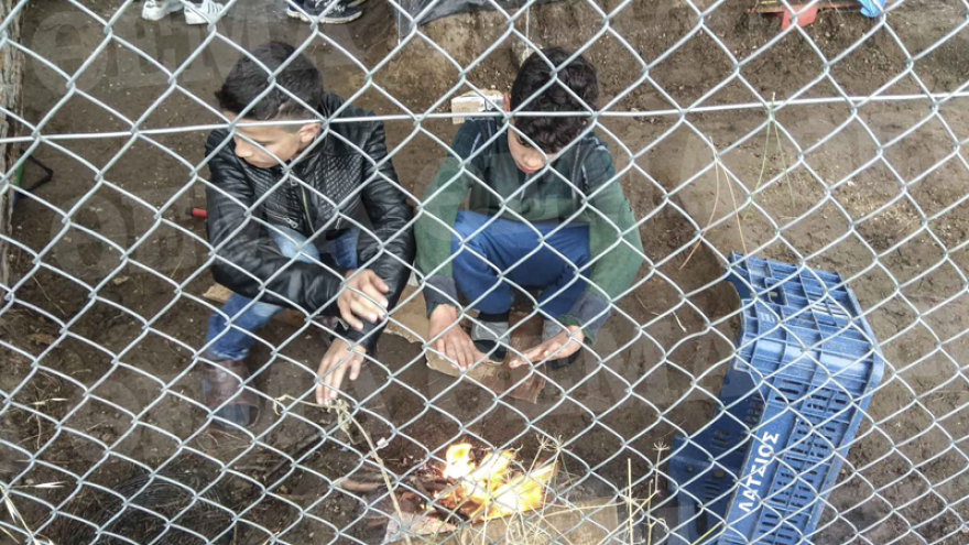 Διαβατά, όπως Ειδομένη: Εικόνες από το κέντρο φιλοξενίας