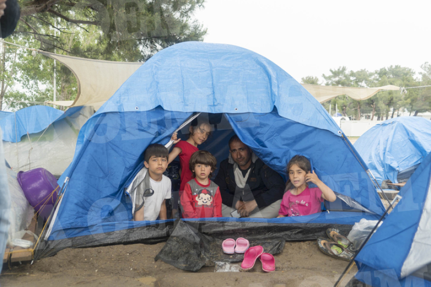 Διαβατά, όπως Ειδομένη: Εικόνες από το κέντρο φιλοξενίας