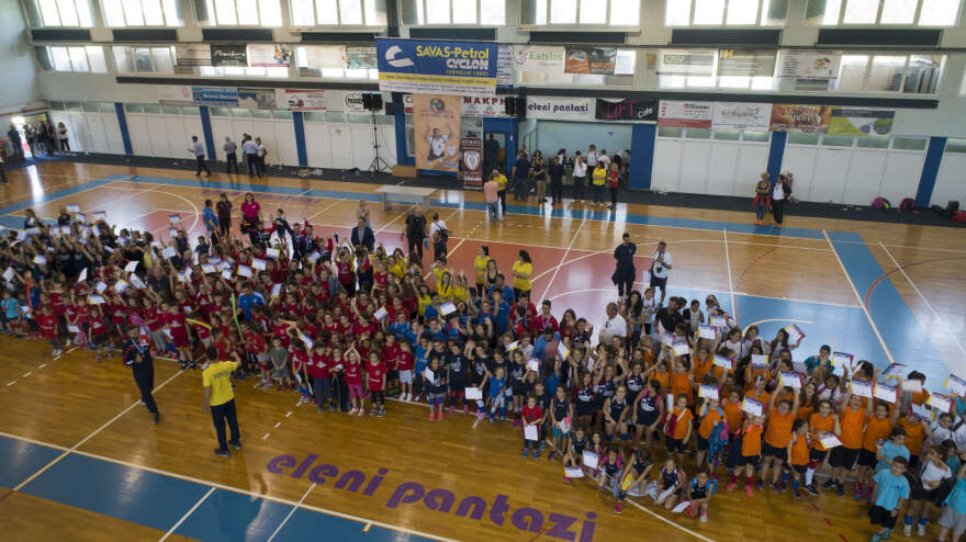 Βόλεϊ: Η γιορτή του Ερμή Ηγουμενίτσας με 500 παιδιά και τιμώμενο πρόσωπο τον Βασίλη Κουρνέτα