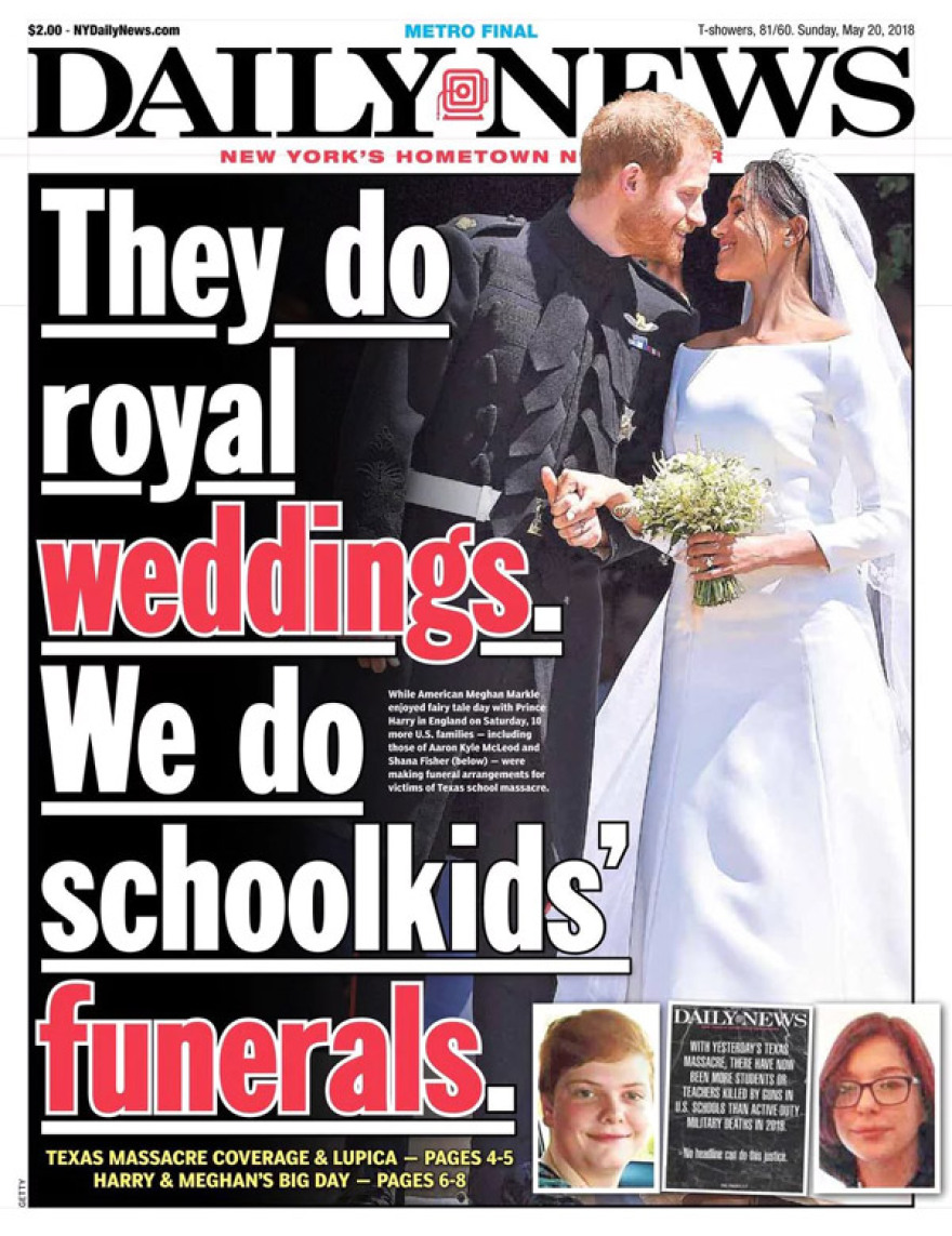 Χάρι - Μέγκαν: Ο παραμυθένιος γάμος τους πρωτοσέλιδο σε όλον τον κόσμο