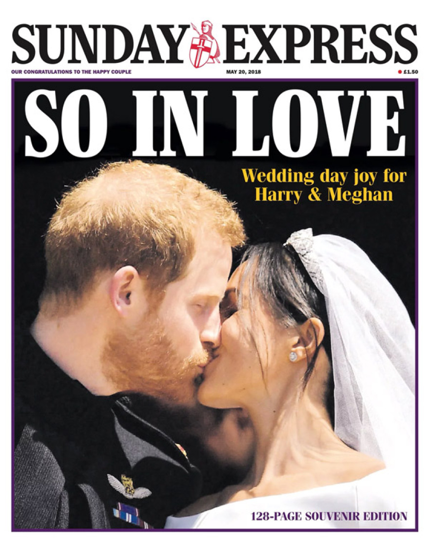 Χάρι - Μέγκαν: Ο παραμυθένιος γάμος τους πρωτοσέλιδο σε όλον τον κόσμο