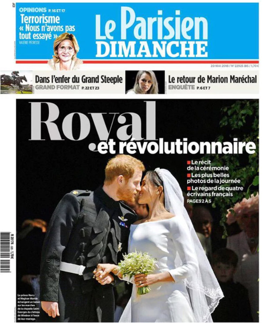 Χάρι - Μέγκαν: Ο παραμυθένιος γάμος τους πρωτοσέλιδο σε όλον τον κόσμο