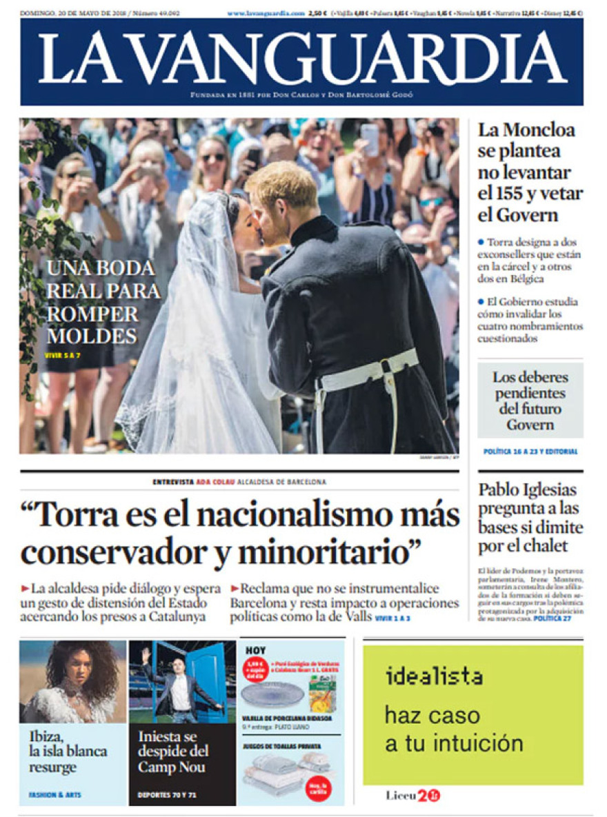 Χάρι - Μέγκαν: Ο παραμυθένιος γάμος τους πρωτοσέλιδο σε όλον τον κόσμο