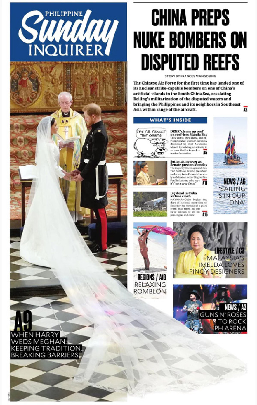 Χάρι - Μέγκαν: Ο παραμυθένιος γάμος τους πρωτοσέλιδο σε όλον τον κόσμο