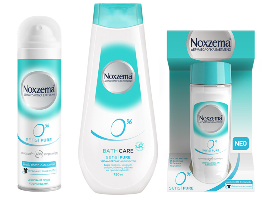 Noxzema Sensi Pure 0%: Για εσένα που αναζητάς το καλύτερο για το δέρμα σου