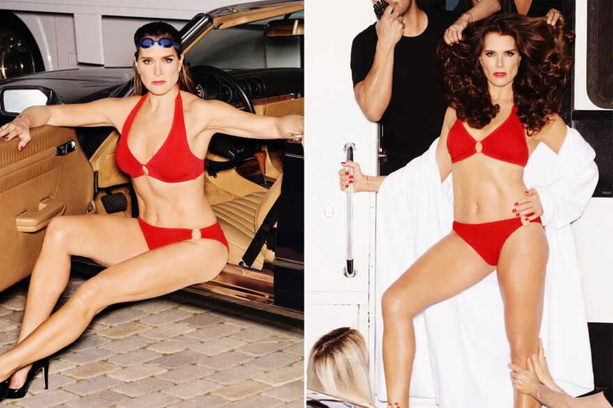 «Τα σπάει» με κόκκινο μπικίνι στα 52 της χρόνια η Μπρουκ Σιλντς