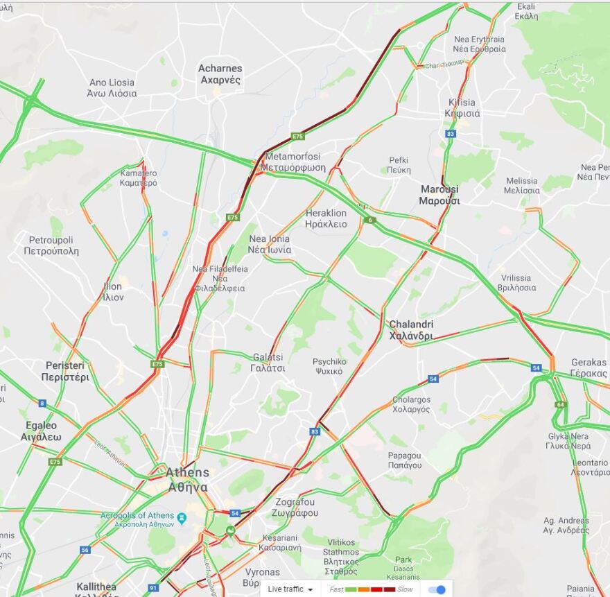 «Γολγοθάς» οι δρόμοι για τους οδηγούς:  Απεργία στα λεωφορεία, στάση εργασίας στα άλλα μέσα μεταφοράς