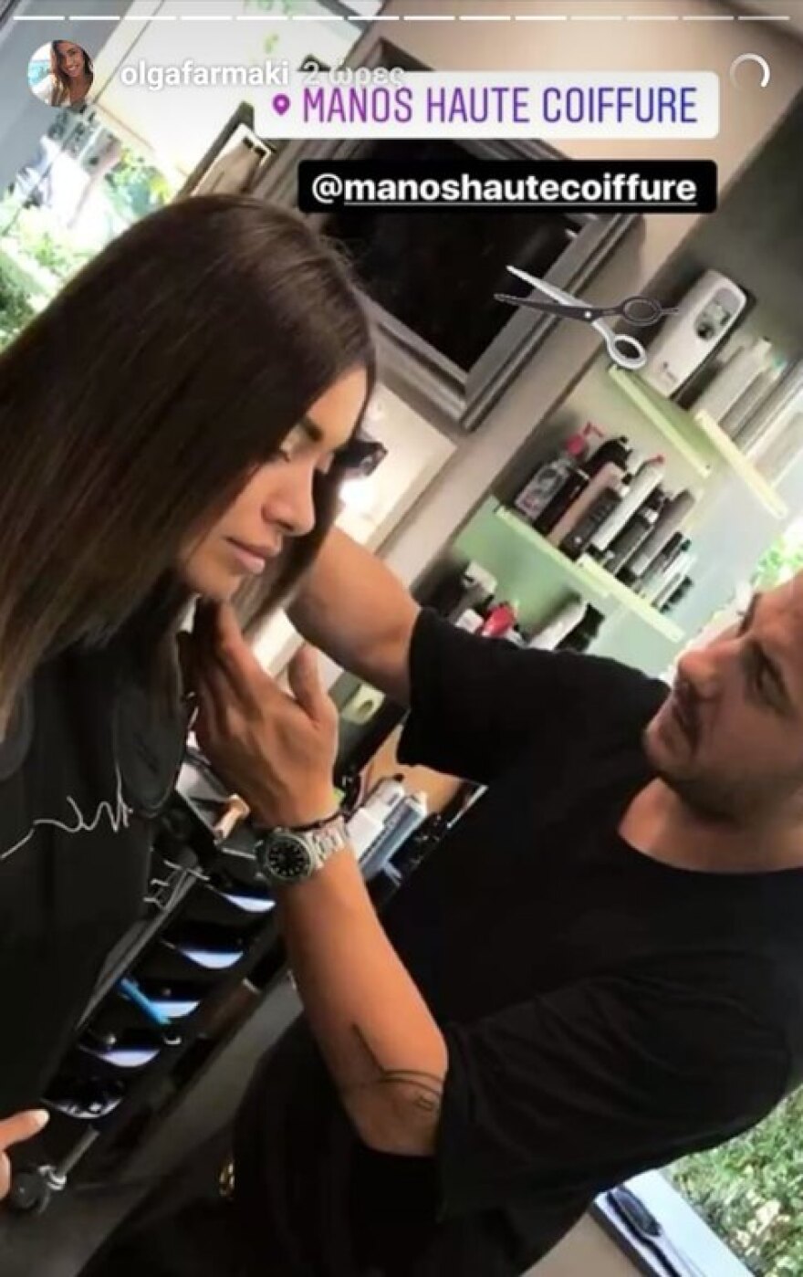 Νέο look για την Όλγα Φαρμάκη- Η πρώην Survivor έκοψε την πλούσια χαίτη της 