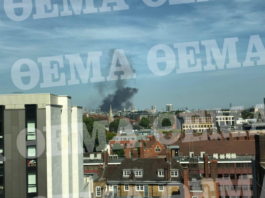 Tεράστια πυρκαγιά στο Mandarin του Λονδίνου, στο Knightsbridge