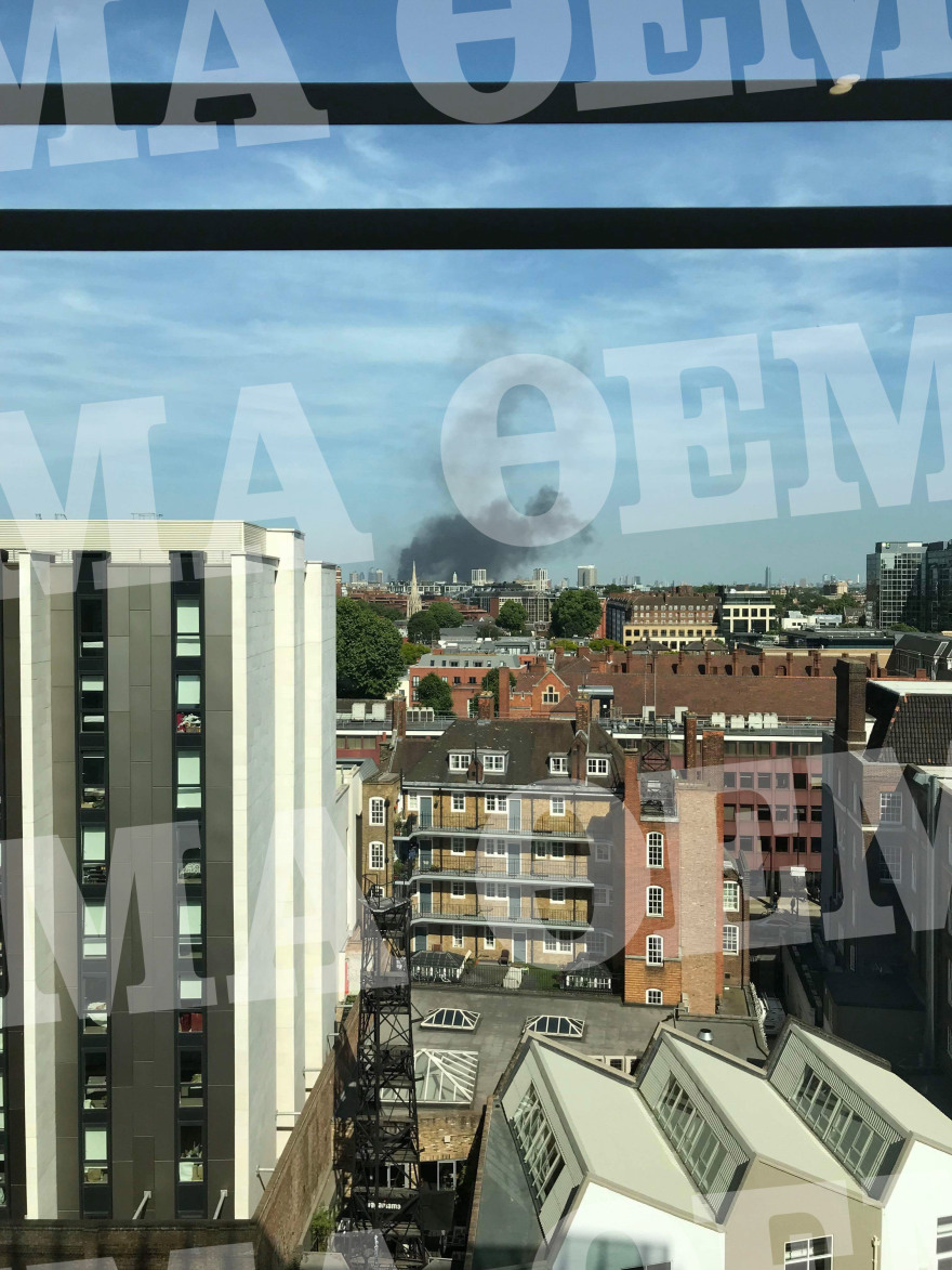 Tεράστια πυρκαγιά στο Mandarin του Λονδίνου, στο Knightsbridge