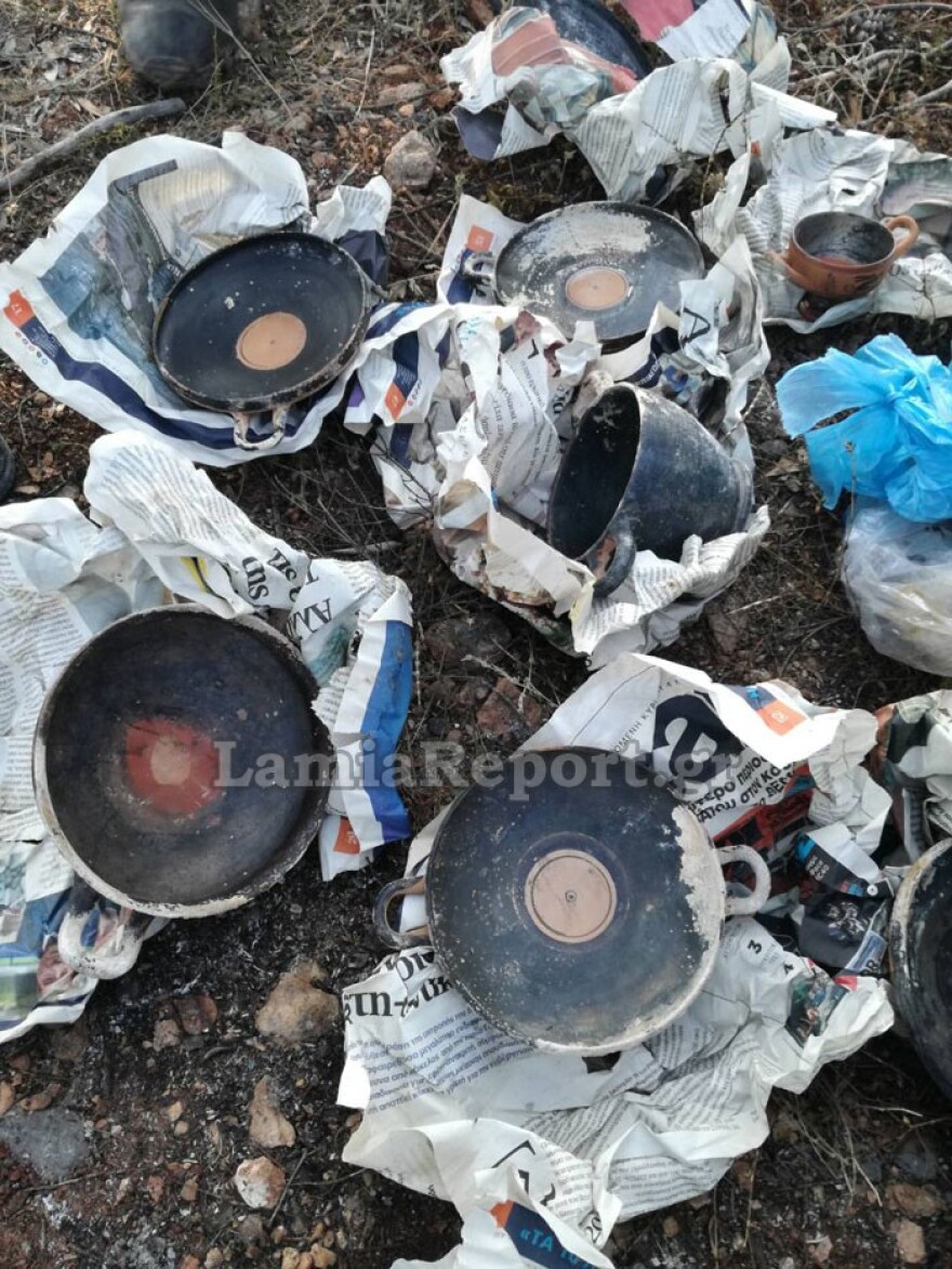 Φωτογραφίες: Πυρκαγιά  αποκάλυψε κρυμμένο αρχαιολογικό θησαυρό στη Φθιώτιδα!