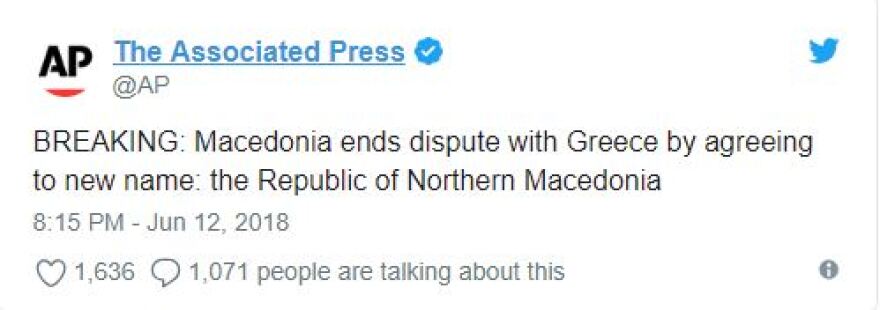 Τα διεθνή ΜΜΕ για τη συμφωνία Ελλάδας-Σκοπίων