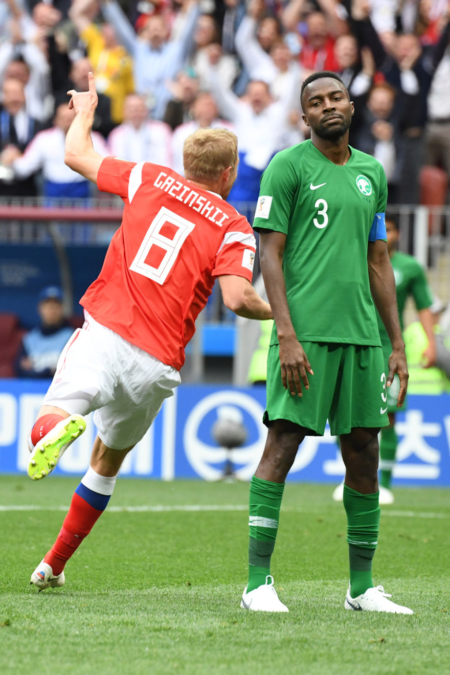 Ρωσία-Σαουδική Αραβία 5-0: Γκολ και θέαμα από τους οικοδεσπότες του Μουντιάλ