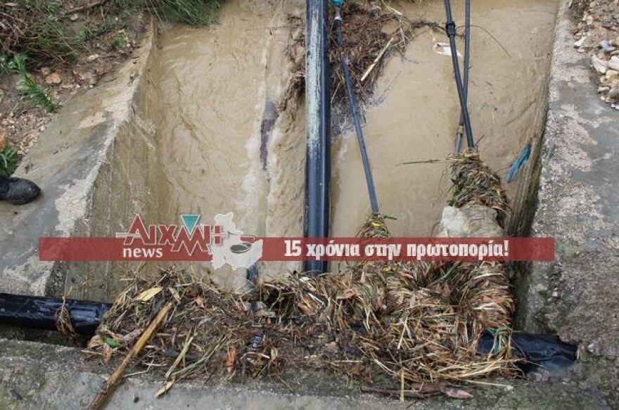 Μεσολόγγι: Παραλίγο καταστροφή στο Χαλίκι από τα έντονα καιρικά φαινόμενα