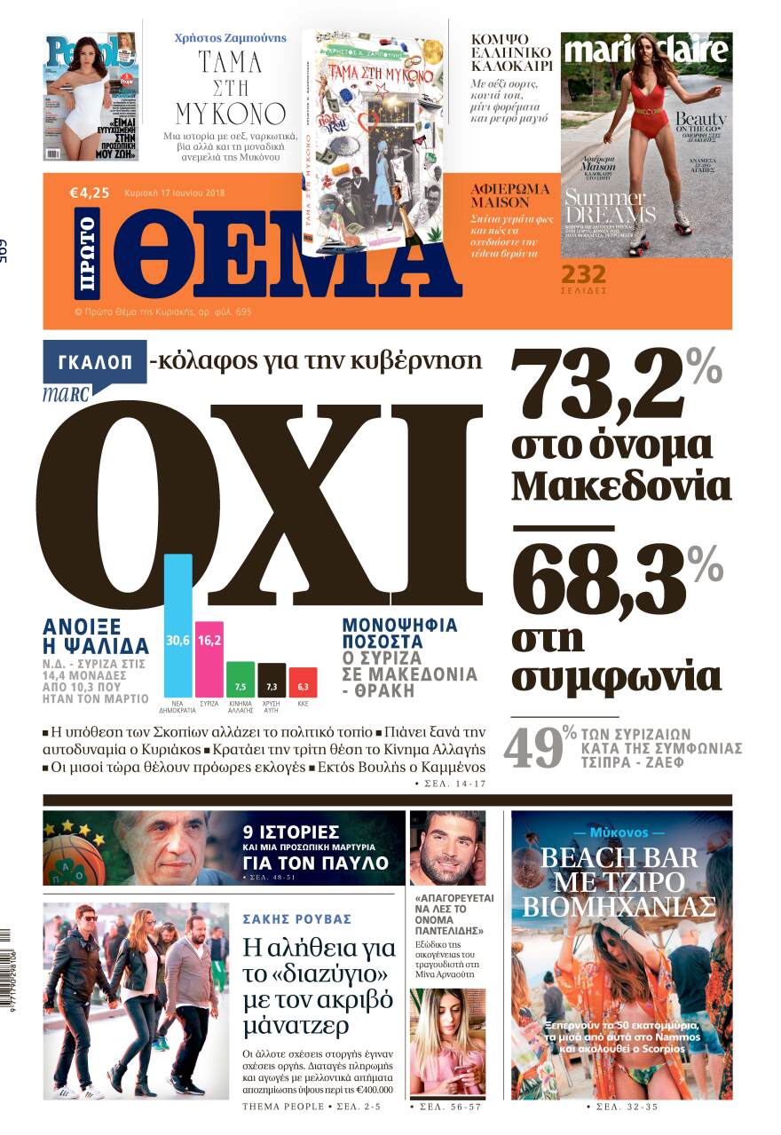 Μη χάσετε το Θέμα που κυκλοφορεί