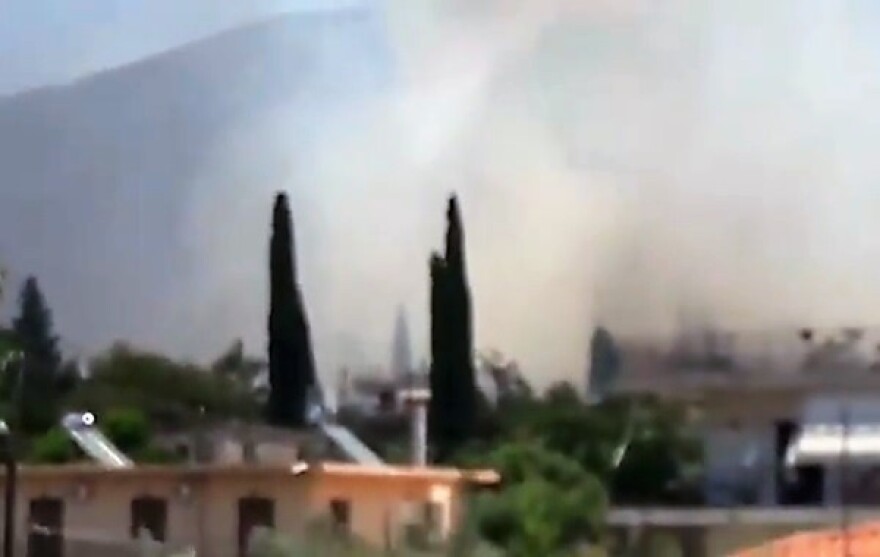 Πάτρα: Φωτιά στον καταυλισμό των Ρομά στο Ριγανόκαμπο